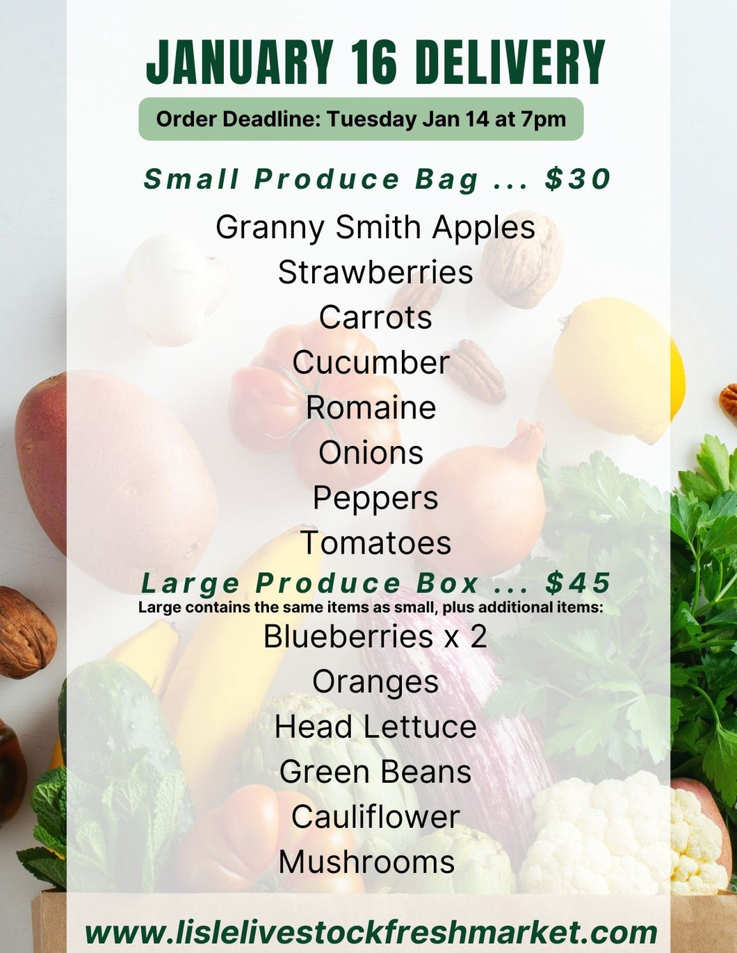 Small Produce Bag