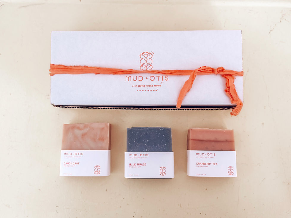 mud + otis curated winter soap box