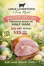Load image into Gallery viewer, EASTER SPECIAL Pork Bone-In 1/2 Ham
