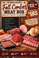 October Monthly Special- Fall Comfort Meat Box