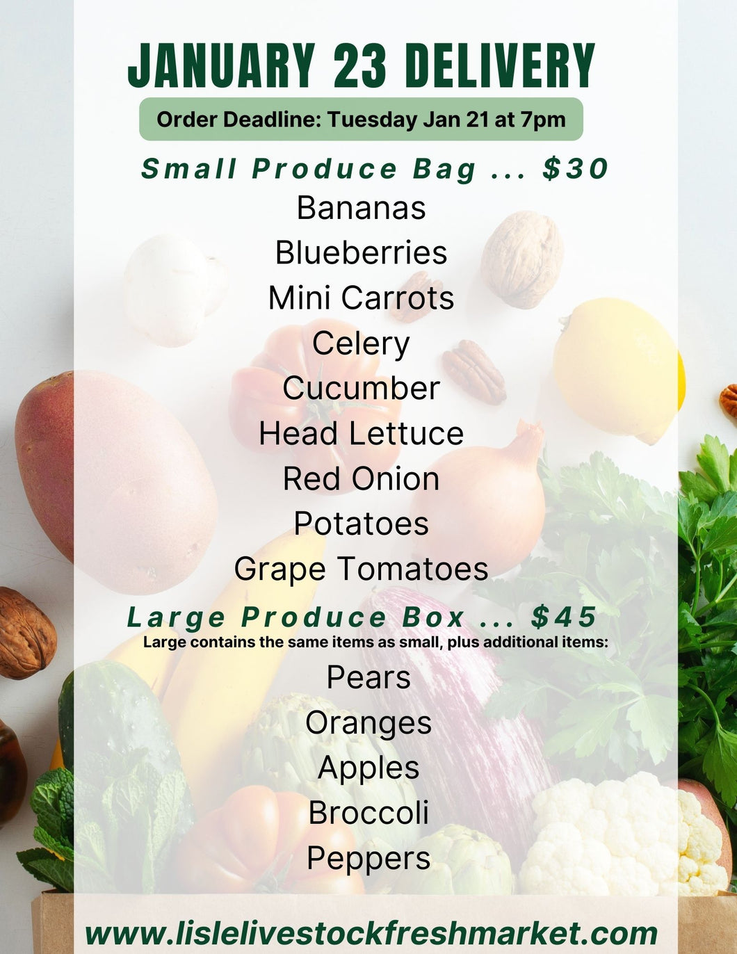 Large Produce Box