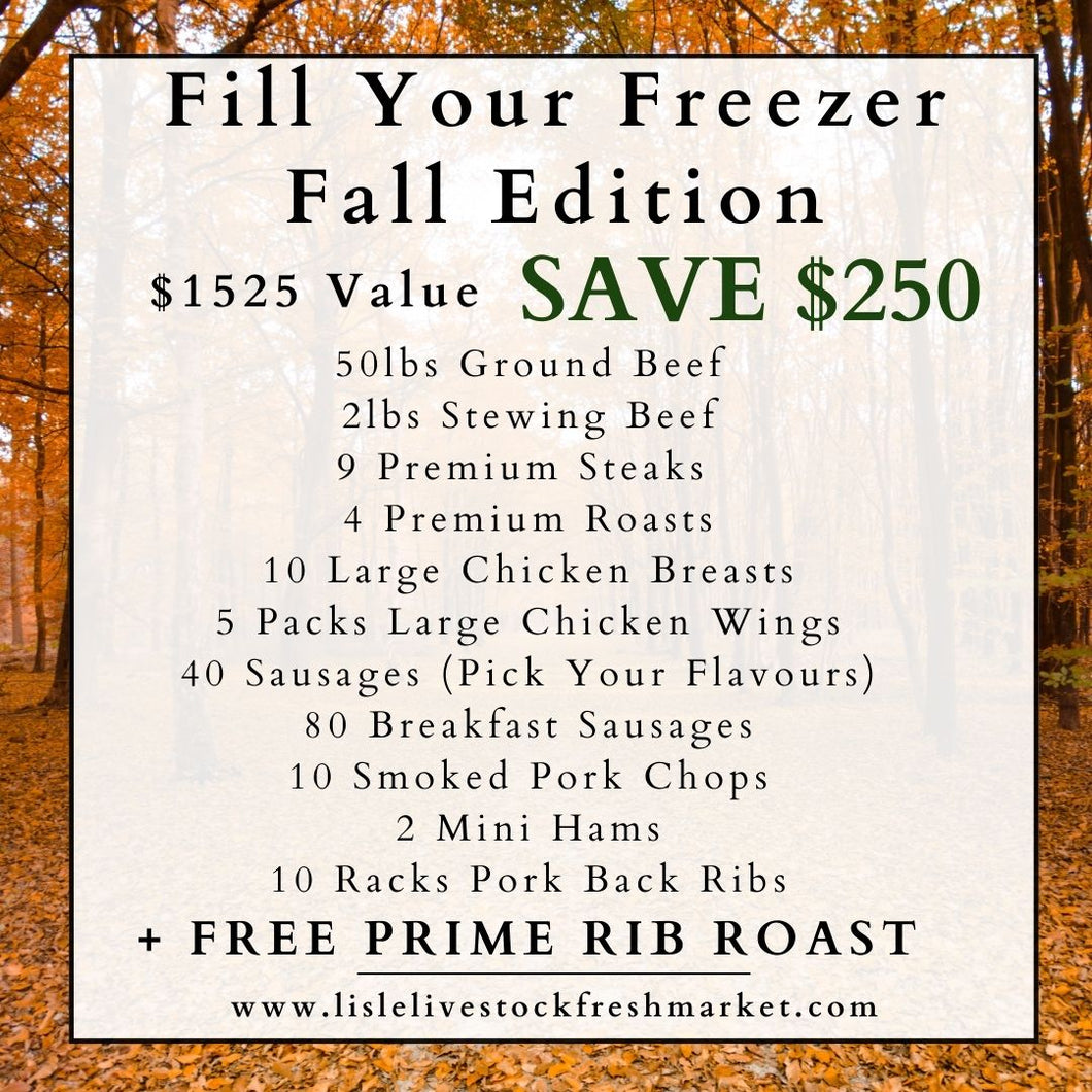 Fill Your Freezer Fall Edition