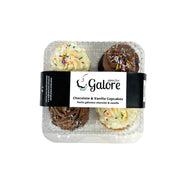 Gluten Free Galore - Chocolate & Vanilla Cupcakes (4pk)