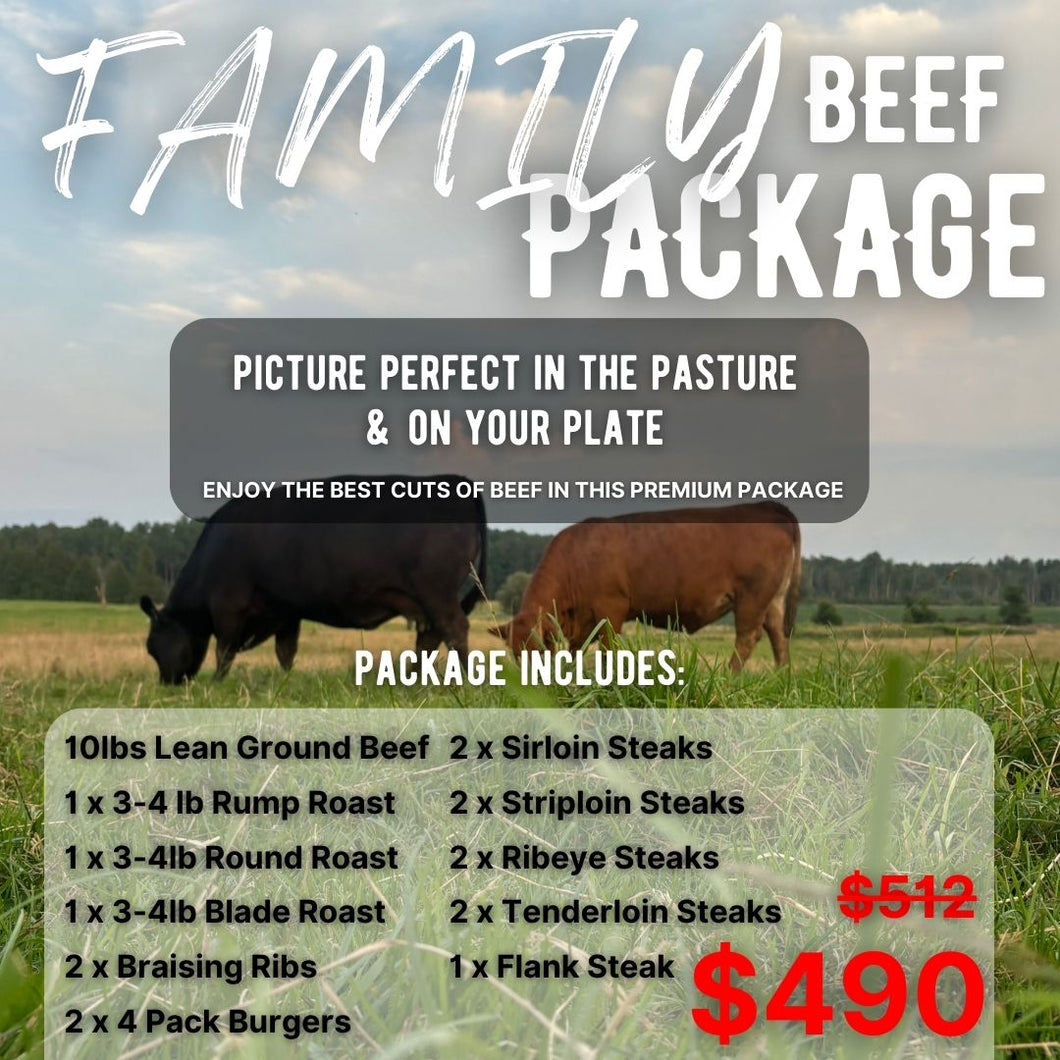 Large Family Beef Package