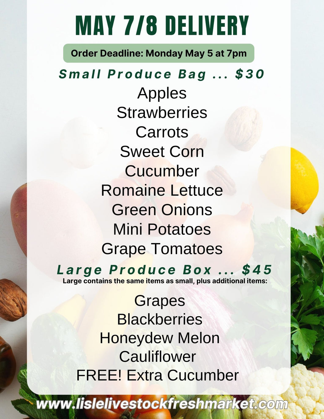 Small Produce Bag