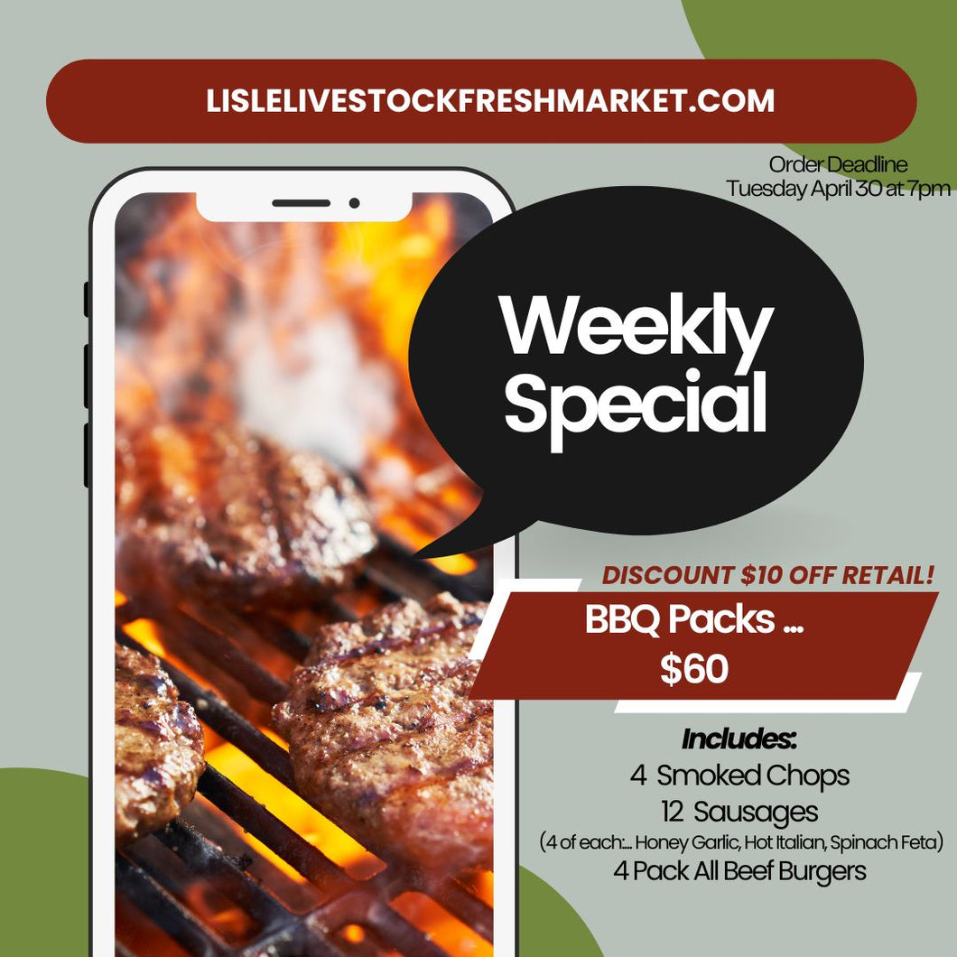 WEEKLY SPECIAL- BBQ PACK